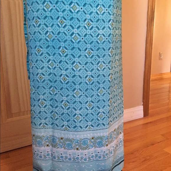 Mosaic Maxi skirt in wrap around style - Picture 7 of 8